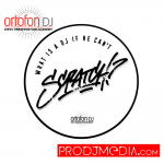 Ortofon DJ Slipmat "What is a Dj if he can't Scratch?"