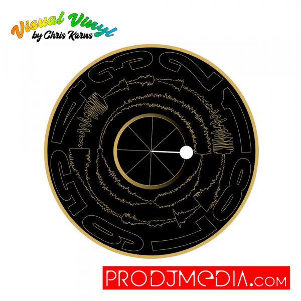 Visual Vinyl by Chris Karns Visual Vinyl Vol.2 Black and Gold Vinyl 12"