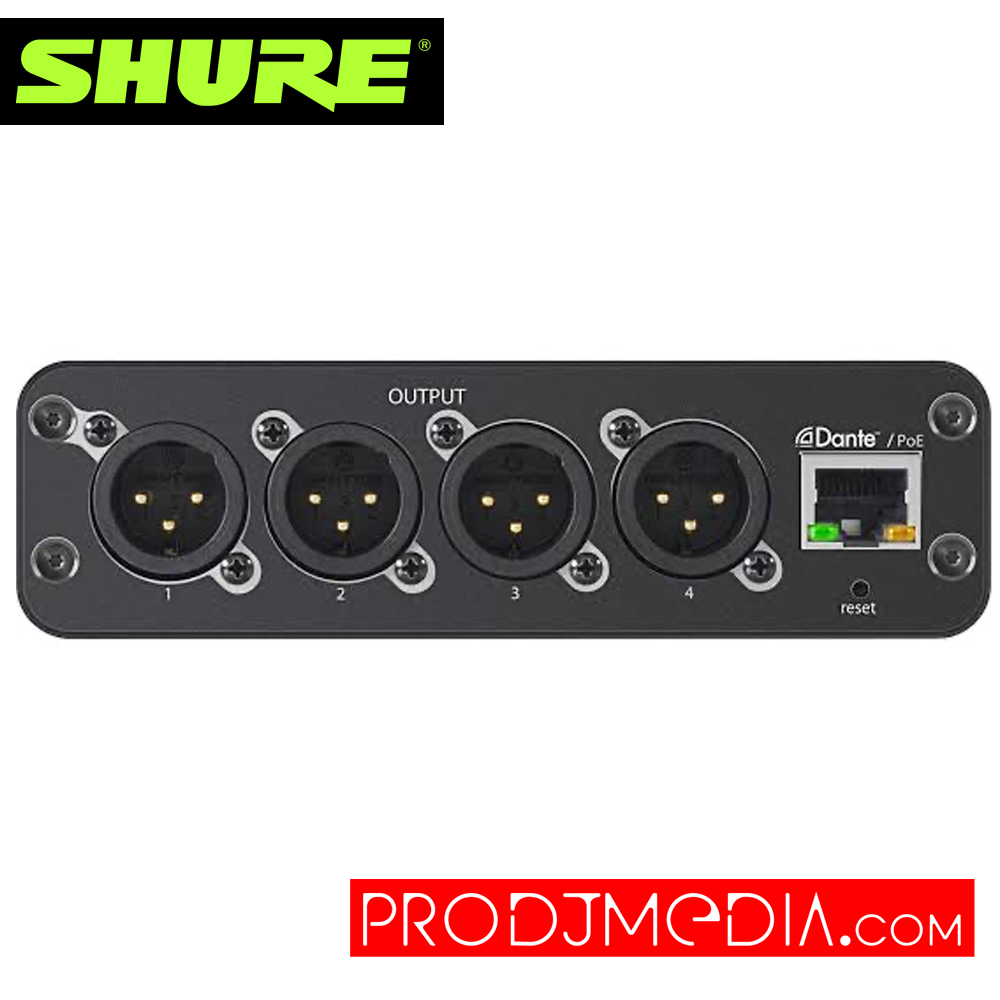 Shure ANI4OUT-XLR, Interfaz de red de audio - Imagen 3